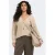 ONLY CARMAKOMA gebreid vest beige