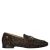 Babouche G-Filly-59 suède loafers met panterprint – bruin/zwart