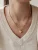 Hey Happiness Ketting ‘Herz Duo’  goud