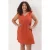 Trendyol Curve Dames Rood Effen Kort / Mini Mouwloos Strandkleding Recht Grote maten Jurk