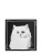 Karl Lagerfeld Sjaal ‘IKON CHOUPETTE’  zwart / wit