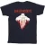 Disney Heren Big Hero 6 Baymax San Fransokyo Hart T-Shirt (Marineblauw)
