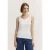 Bugatti Damen Top van katoen-stretch met ribbelpatroon