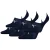 PUMA Sportsokken  blauw / wit