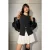 TRENDYOLMİLLA Dames Zwart Colorblock Kort / Mini Mouwloos Avond / Dagelijks Skater Jurken