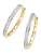 Luigi Merano Oorbellen  goud / zilver / transparant