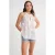 V-hals Blouse met Rijgsluiting en Ruches
