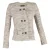 Isabel Marant Laure Geweven Jas in Ecru Virgin Wool