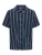 ONLY & SONS ONSTREV LIFE REG STRIPE SS SHIRT NOOS Heren Overhemd – Dark Navy