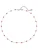Hey Happiness Ketting ‘Coral Glow’  lichtrood / zilver