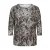 ONLY CARMAKOMA rechtvallende top Plus Size met zebraprint – zwart