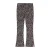 Tumble ’n Dry fluwelen flared gebloemde casual broek donkerblauw