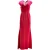 Roland Mouret avondjurk met vierkante halslijn en open rug in roze viscose