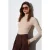 Slim Fit Bootcut Lange Mouwen Top