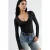 V-hals Lange Mouwen Blouse