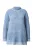 Ulla Popken Trui  blauw gemêleerd / wit