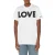 Moschino Love Organic Jersey T-shirt White