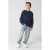 Shoeby sweater met logo – donkerblauw