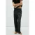 Mango wide leg geruite broek – grijs