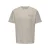 ONLY & SONS relaxed T-shirt met backprint taupe