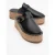 Novas Leren Platform Espadrille Muil (Dames)
