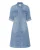Cream Jurk  blauw denim