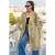 Dubbelbreasted Lange Trenchcoat