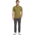 Original Penguin Heren Geborduurd Logo Poloshirt (Olijftak)