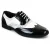 Herenschoenen met vetersluiting, zwart/wit, brogues, nette schoenen