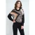Geometrische print Batwing Top