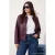 TRENDYOLMİLLA Dames Bordeaux Effen Regular fit Grote maten Jassen