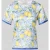 Christian Berg Woman Selection Blouseshirt van satijn in all-over look