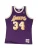 Mitchell & Ness Tricot ‘Los Angeles Lakers Shaquille O’Neal 1996/97’  lila / lichtoranje / natuurwit