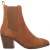 Dune London Dames/Dames Pasil Leren Blokhak Laarzen (Tan)