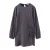 Mango Kids korte jurk met plooien – antraciet