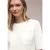 Street One Dames Shirt met korte mouwen en structuurmix in Wit