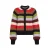 King Louie gestreept gebreid vest met wol – meerkleurig