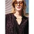 Blouse met 3/4-mouwen, split in de hals en print