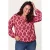 Miss Etam Plus top met print – roze