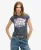 Superdry Vrouwen Varsity Burnout T-shirt Blauw