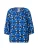 ZABAIONE Blouse ‘Co44rnelia’  marine / azuur / zwart / wit
