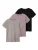 TWO SOON Shirt  grijs / lila / zwart