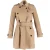 Burberry Dubbelzijdige Gecoate Dubbelbreasted Peacoat in Bruin Wol