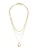 PIECES Ketting ‘PCRONJA’  goud / parelwit