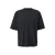 T-shirt gewassen Loose Fit met print op de rug QS