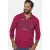 Jan Vanderstorm Loose polo Plus Size MAKSE donkerrood