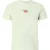 Calvin Klein Dames-T-shirt met korte mouwen, ronde hals en flockprint (Muntgroen)