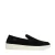 Manfield suède loafers zwart