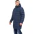Crosshatch Heren Longkamp Jas (Marine)