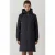 Lange Gewatteerde Gabardine Jas met Capuchon